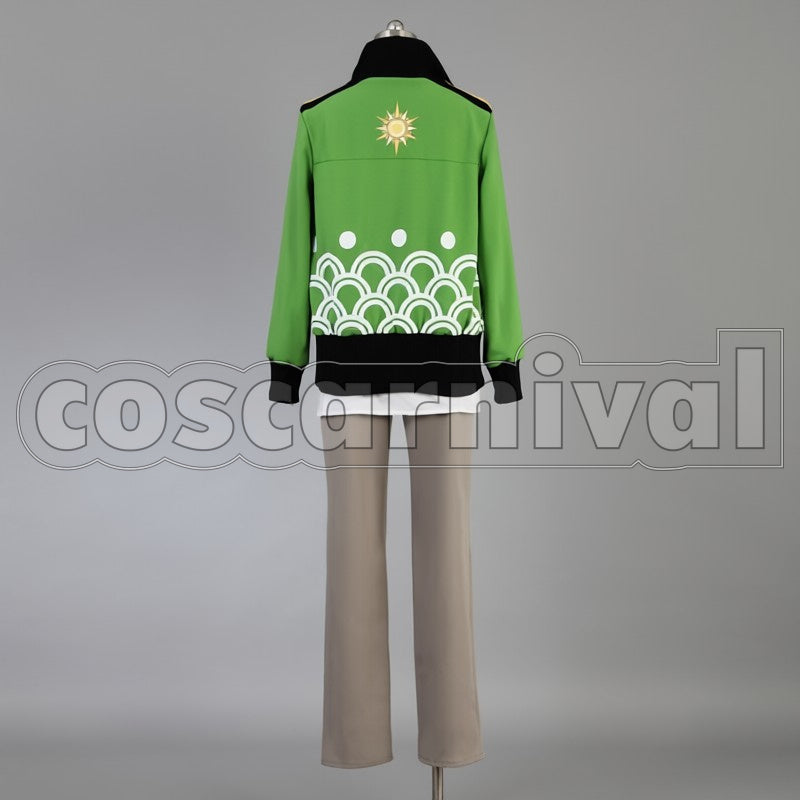 Takeru Totsuka Japanese Sea God Younger Brother of Tsukito cosplay costume from Kamigami no Asobi, back view