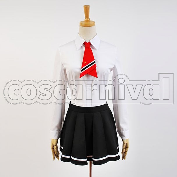 Yui Kusanagi School cosplay costume from Kamigami no Asobi, front view 3