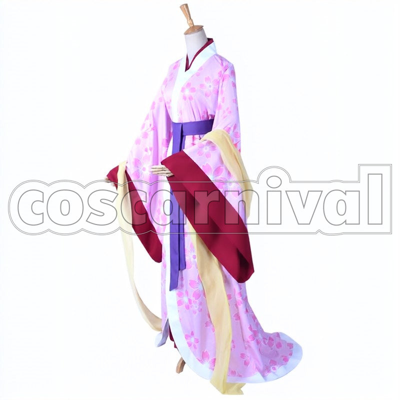 Momozono Izumo Japanese Style cosplay costume from Kamisama Kiss Nanami, side view