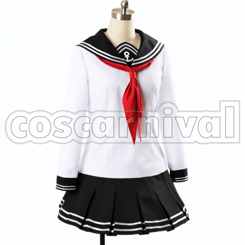 Destroyer Akatsuki cosplay costume from Kantai Collection, front view 2
