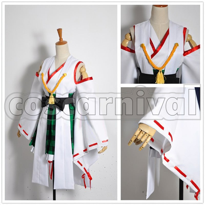 Hiei cosplay costume from Kantai Collection, front view 3