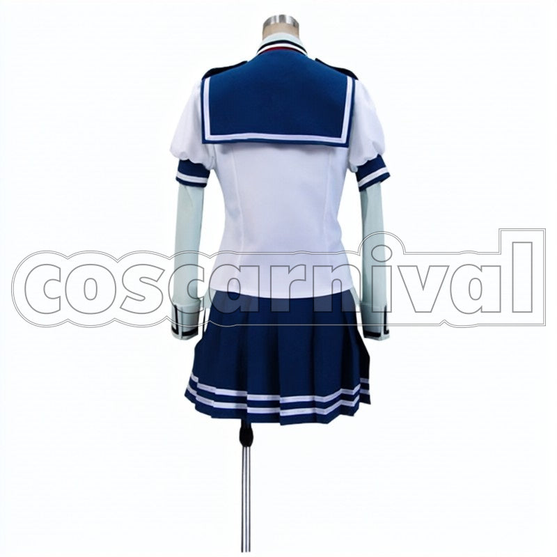 Light Cruiser Ooyodo cosplay costume from Kantai Collection, back view