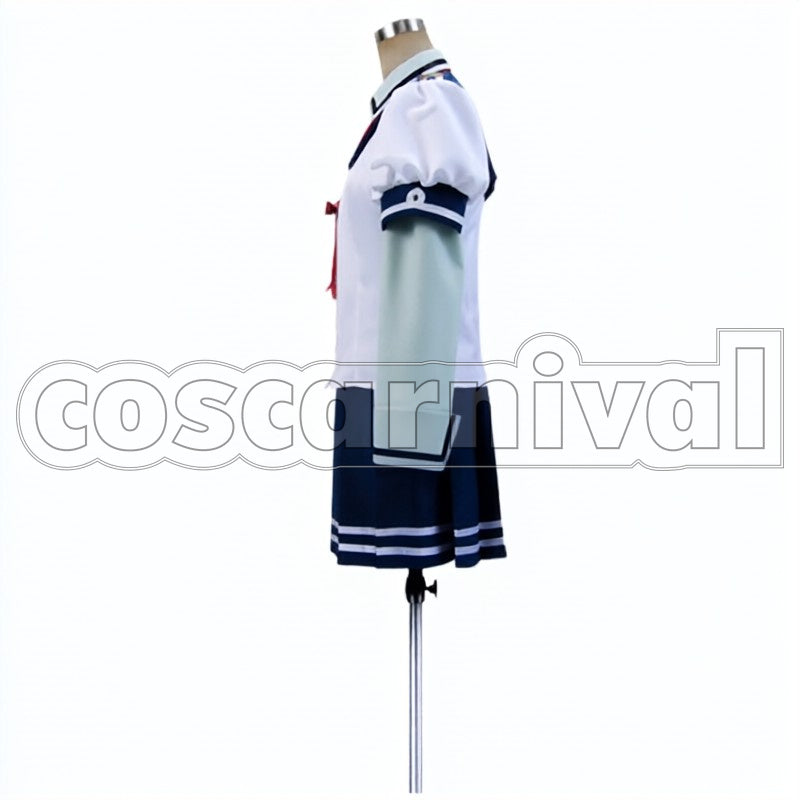 Light Cruiser Ooyodo cosplay costume from Kantai Collection, side view