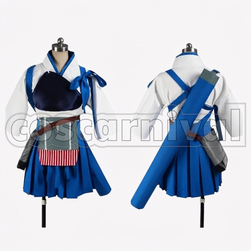 Kaga cosplay costume from Kantai Collection, front view