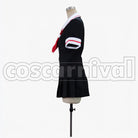 Girl Shigure Destroyer cosplay costume from Kantai Collection Ship, side view