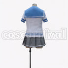 Girl Hamakaze Kagerou-class Destroyer cosplay costume from Kantai Collection Ship, back view