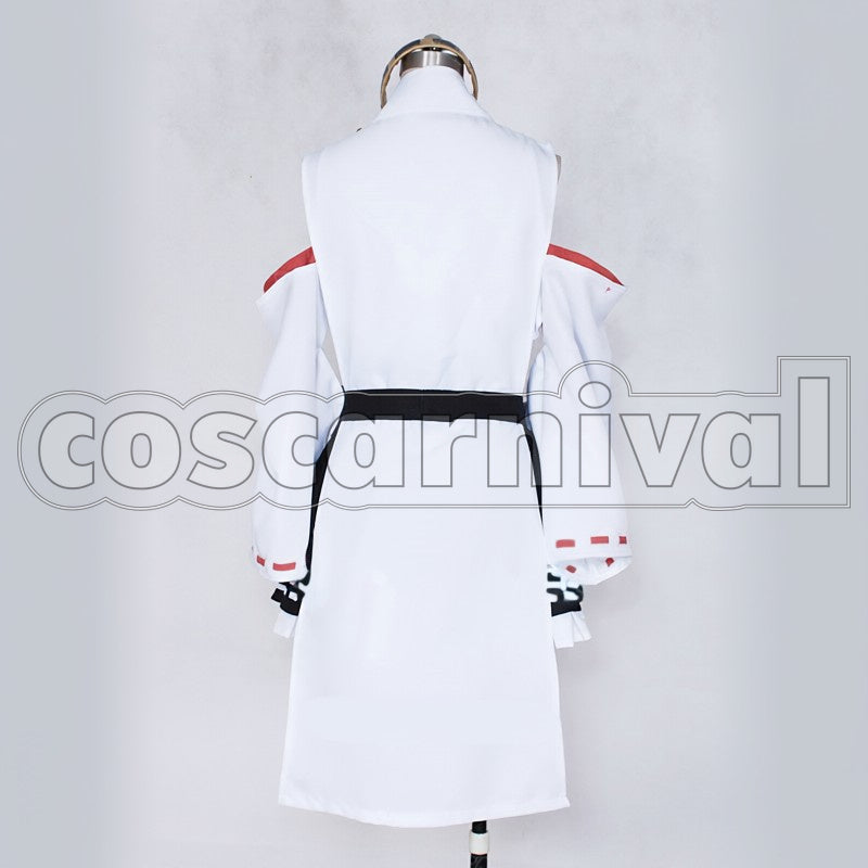 Girl Kongou cosplay costume from Kantai Collection Ship, back view