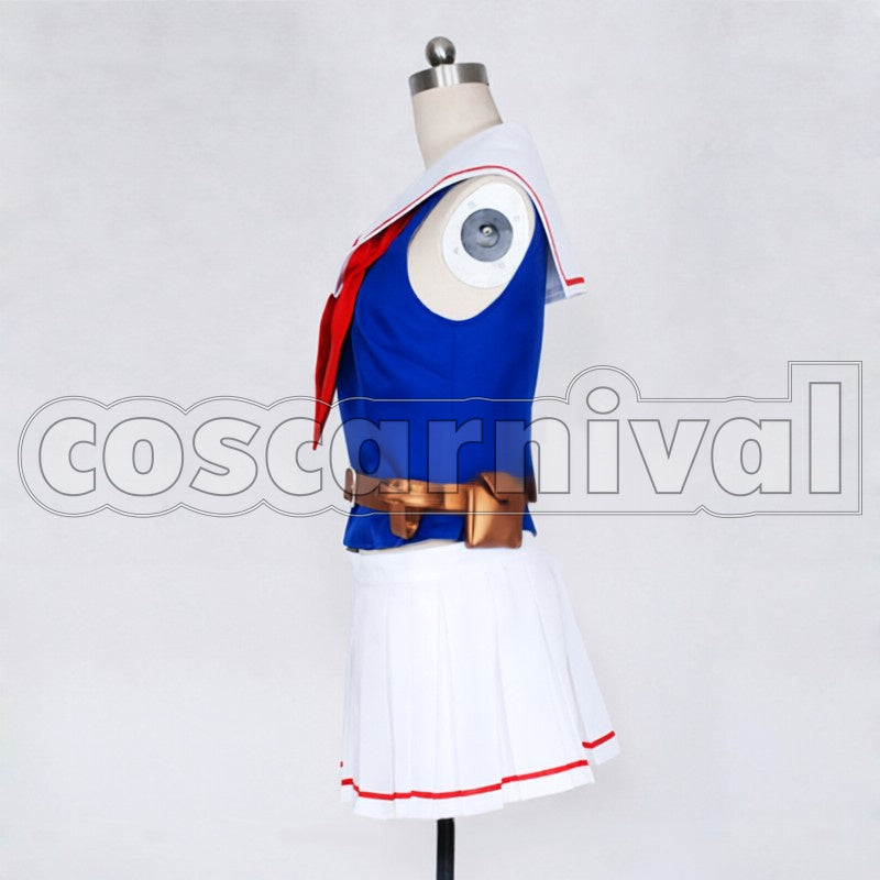 Girl Maya Choukai cosplay costume from Kantai Collection Ship, side view 2