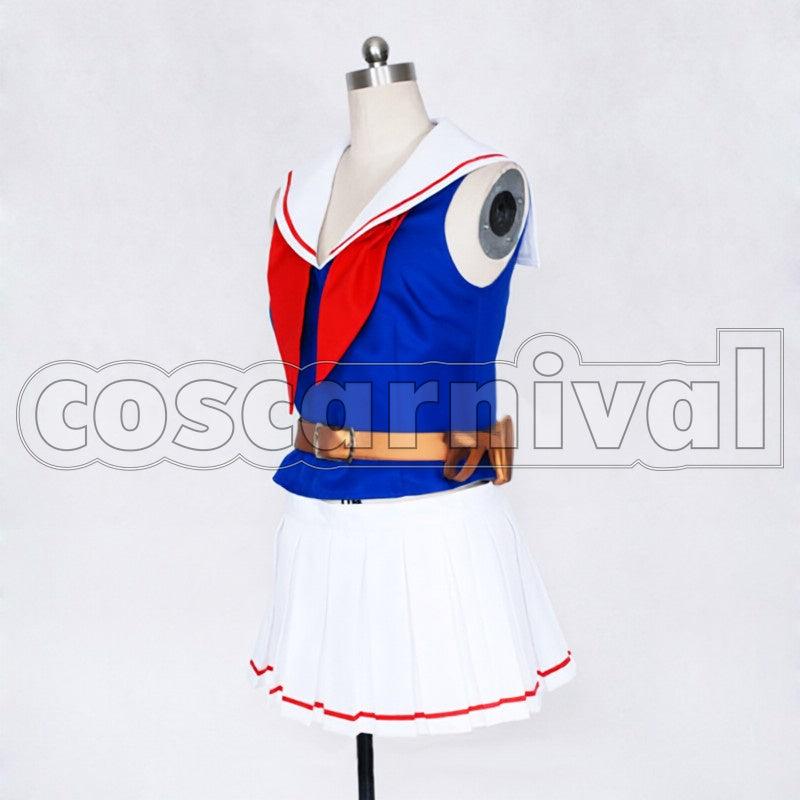 Girl Maya Choukai cosplay costume from Kantai Collection Ship, side view