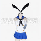 Shimakaze cosplay costume from Kantai Collection, front view