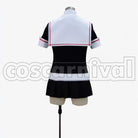 Girl Yuudachi cosplay costume from Kantai Collection Ship, back view