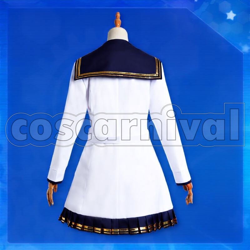 Yukikaze Kai Ni Cosplay cosplay costume from Kantai Collection, back view
