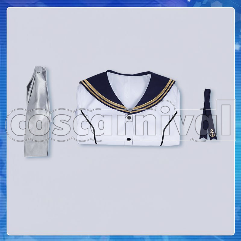 Yukikaze Kai Ni Cosplay cosplay costume from Kantai Collection, set view