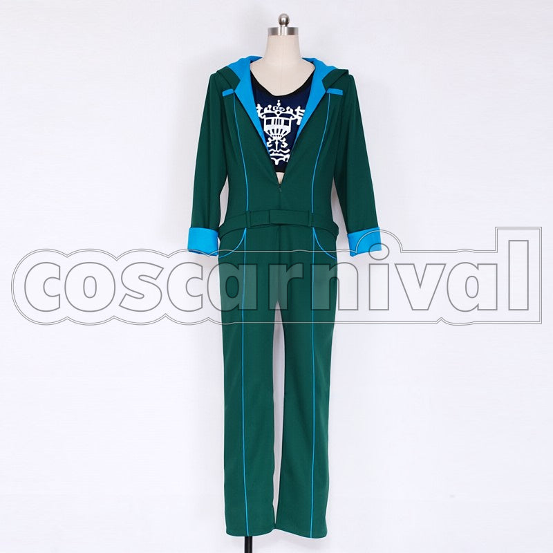 Gareki cosplay costume from Karneval, front view 2