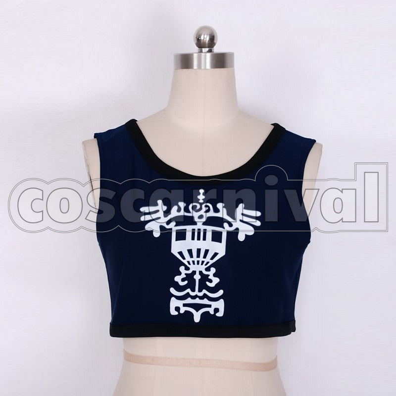 Gareki cosplay costume from Karneval, front view 3