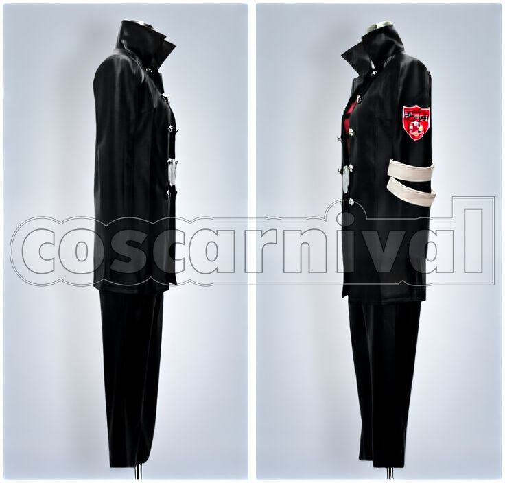 Belphegor Red Version Cosplay cosplay costume from Katekyo Hitman Reborn!, side view