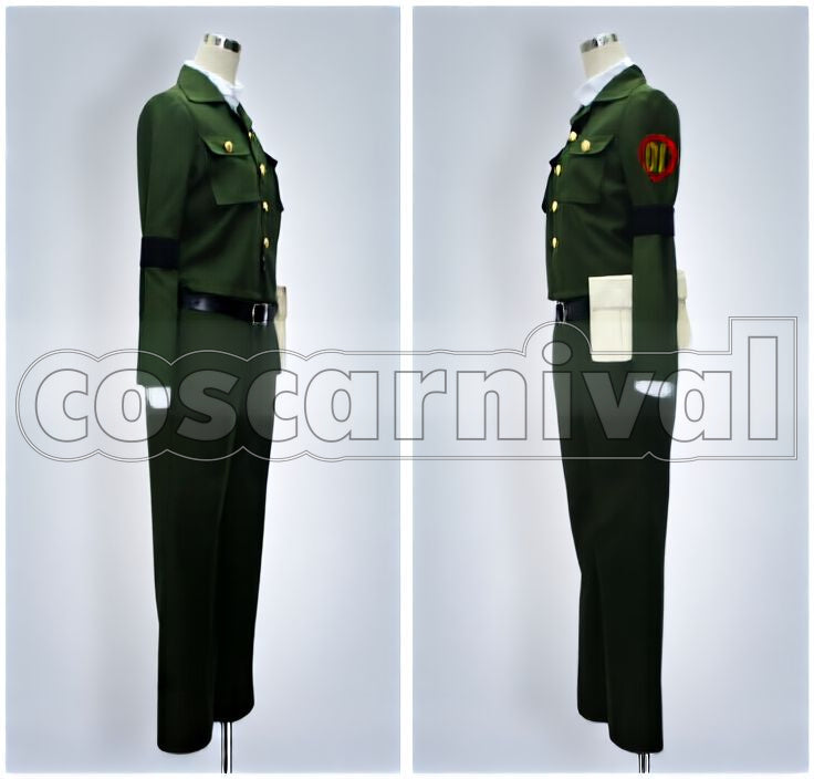 Colonnello Cosplay cosplay costume from Katekyo Hitman Reborn!, side view