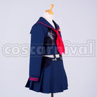 Ryuko Matoi cosplay costume from Kill la Kill, side view