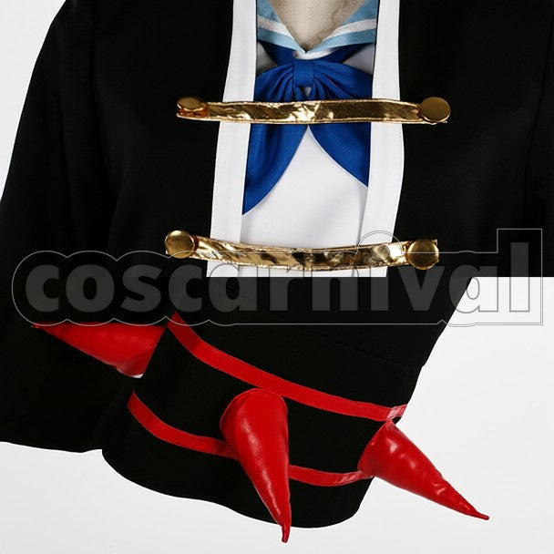Mako Mankanshoku Fight Club Two-Star Goku cosplay costume from Kill la Kill, detail-2