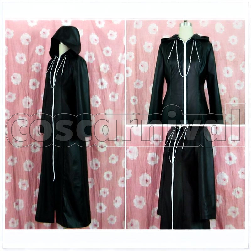 II Organization XIII Coat 01 Cosplay cosplay costume from Kingdom Hearts, front view