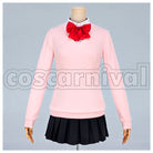 Not Me Kae Serinuma School Sweater Cosplay cosplay costume from Kiss Him, front view 1
