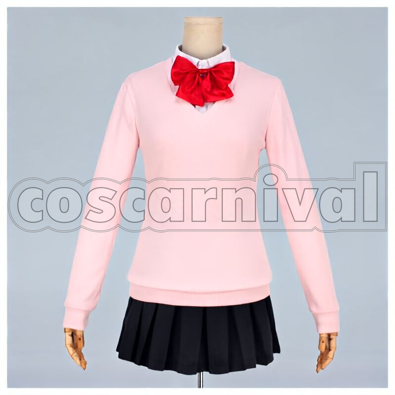 Not Me Kae Serinuma School Sweater Cosplay cosplay costume from Kiss Him, front view 1