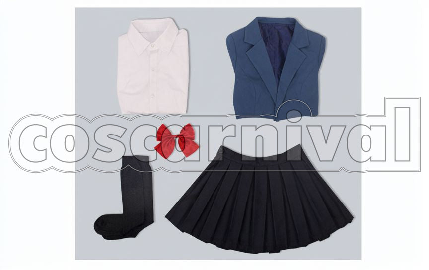 Not Me Kae Serinuma, Shima Nishina Cosplay cosplay costume from Kiss Him, set view