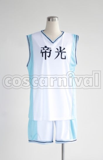 of Miracles Teiko Junior High Tetsuya Kuroko cosplay costume from Kuroko's Basketball Generation, front view 3