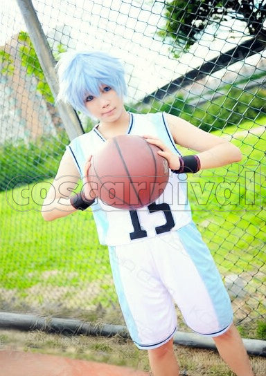 of Miracles Teiko Junior High Tetsuya Kuroko cosplay costume from Kuroko's Basketball Generation, front view 6