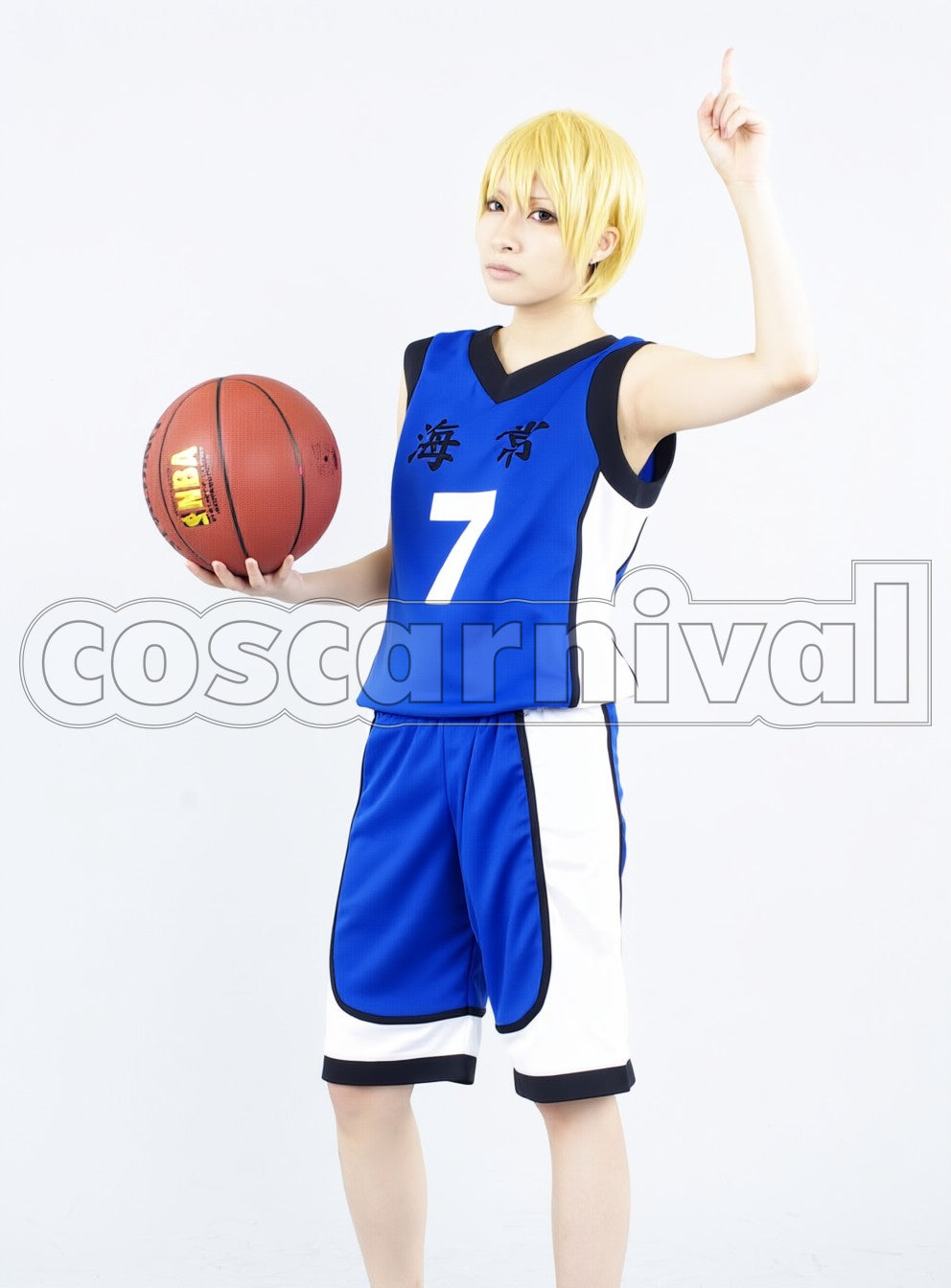 High Ryota Kise cosplay costume from Kuroko's Basketball Kaijo, front view 3