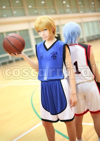High Ryota Kise cosplay costume from Kuroko's Basketball Kaijo, front view 4