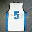 High Yoshitaka Moriyama No. 5 cosplay costume from Kuroko's Basketball Kaijo, back view