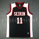 High No. 11 Tetsuya Kuroko cosplay costume from Kuroko's Basketball Seirin, front view