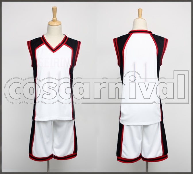 High Tetsuya Kuroko cosplay costume from Kuroko's Basketball Seirin, front view 4