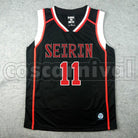 High Tetsuya Kuroko No. 11 cosplay costume from Kuroko's Basketball Seirin, front view