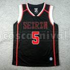 High Shun Izuki No. 5 cosplay costume from Kuroko's Basketball Seirin, front view