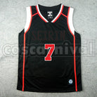 High Teppei Kiyoshi No. 7 cosplay costume from Kuroko's Basketball Seirin, front view