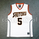 High No. 5 Shinsuke Kimura cosplay costume from Kuroko's Basketball Shutoku, front view