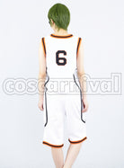 High Shintaro Midorima cosplay costume from Kuroko's Basketball Shutoku, back view