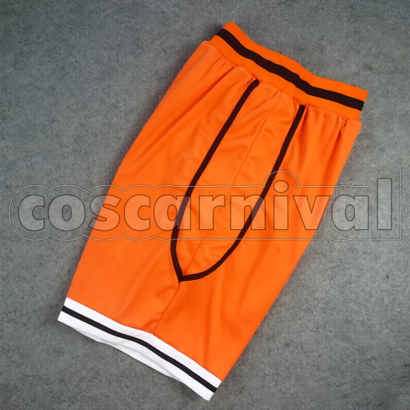 High Taisuke Otsubo No. 4 cosplay costume from Kuroko's Basketball Shutoku, side view