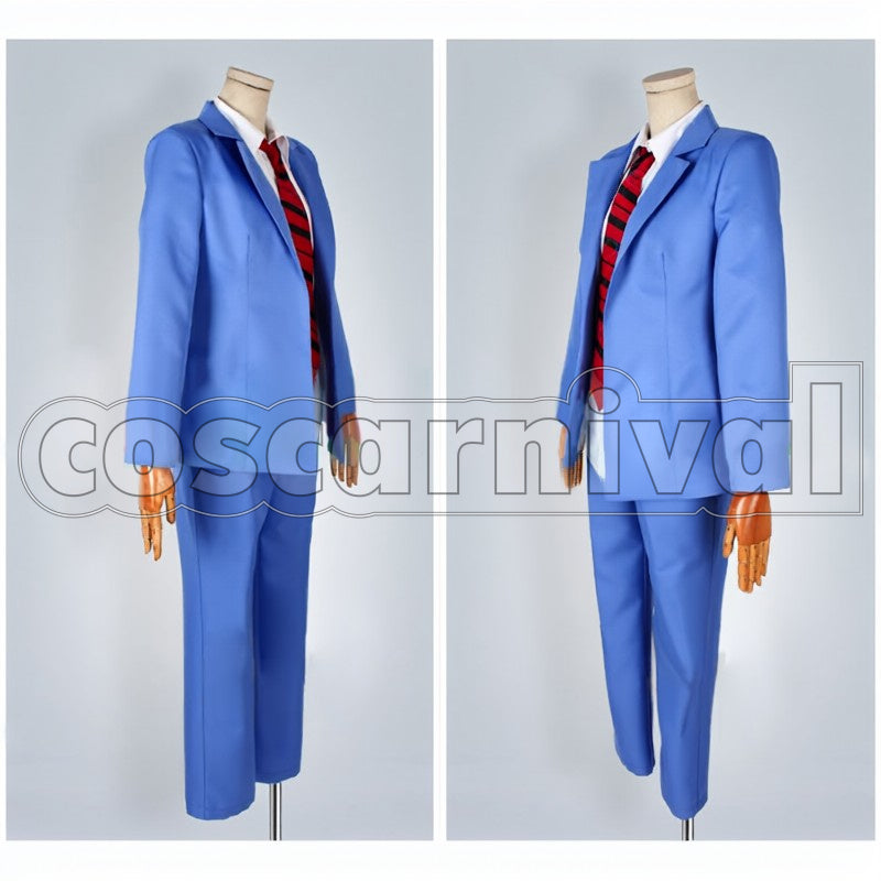 Academy Daiki Aomine cosplay costume from Kuroko's Basketball Too, side view