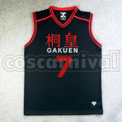 Academy Yoshinori Susa No. 7 cosplay costume from Kuroko's Basketball Too, front view