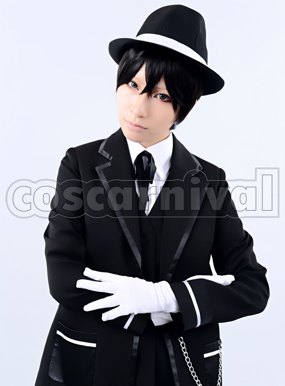 storia della Arcana Famiglia Luca Luca Black cosplay costume from La, front view 3