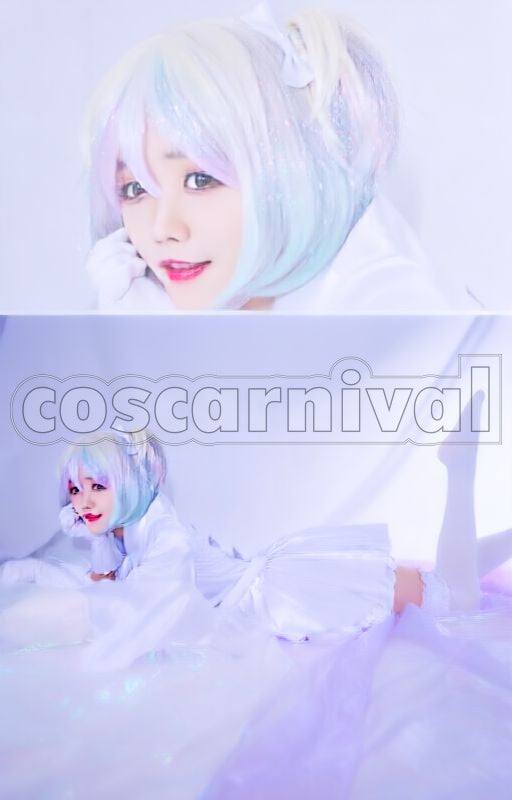 the Lustrous Diamond Hibernation Pajamas Cosplay cosplay costume from Land of, front view 5