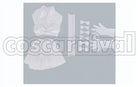 the Lustrous Diamond Hibernation Pajamas Cosplay cosplay costume from Land of, set view