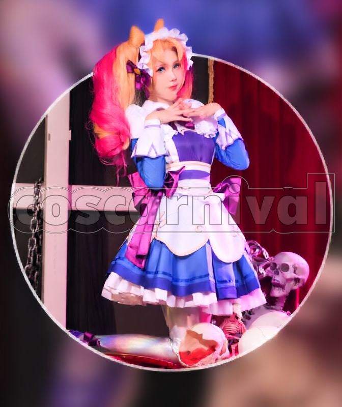 Legends Cafe Cuties Gwen Cosplay cosplay costume from League of, front view 3