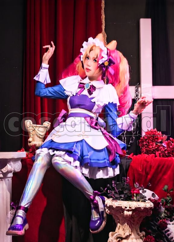 Legends Cafe Cuties Gwen Cosplay cosplay costume from League of, front view 4