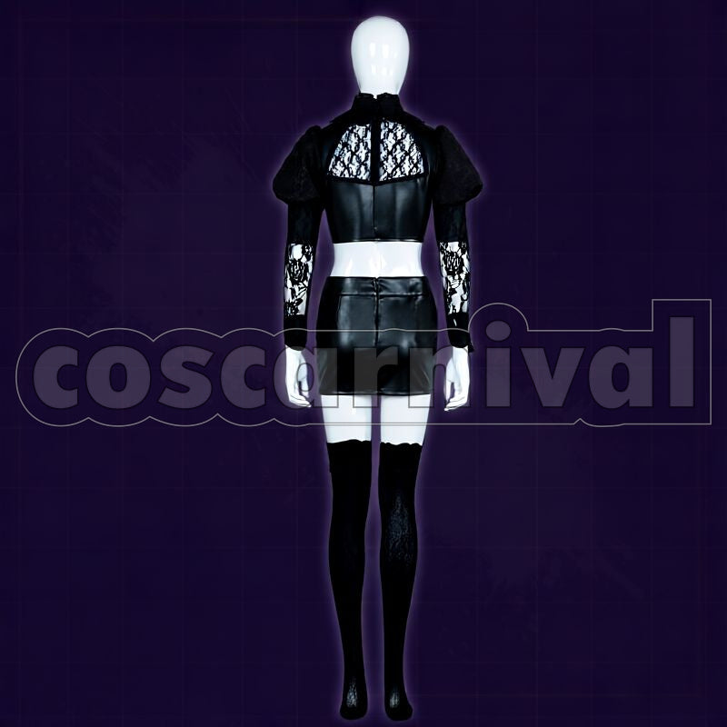 Legends K/DA All Out Ahri the Nine-Tailed Fox Cosplay cosplay costume from League of, back view 2