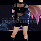 Legends K/DA All Out Akali the Rogue Assassin Cosplay cosplay costume from League of, front view 3