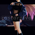 Legends K/DA All Out Akali the Rogue Assassin Cosplay cosplay costume from League of, front view 4